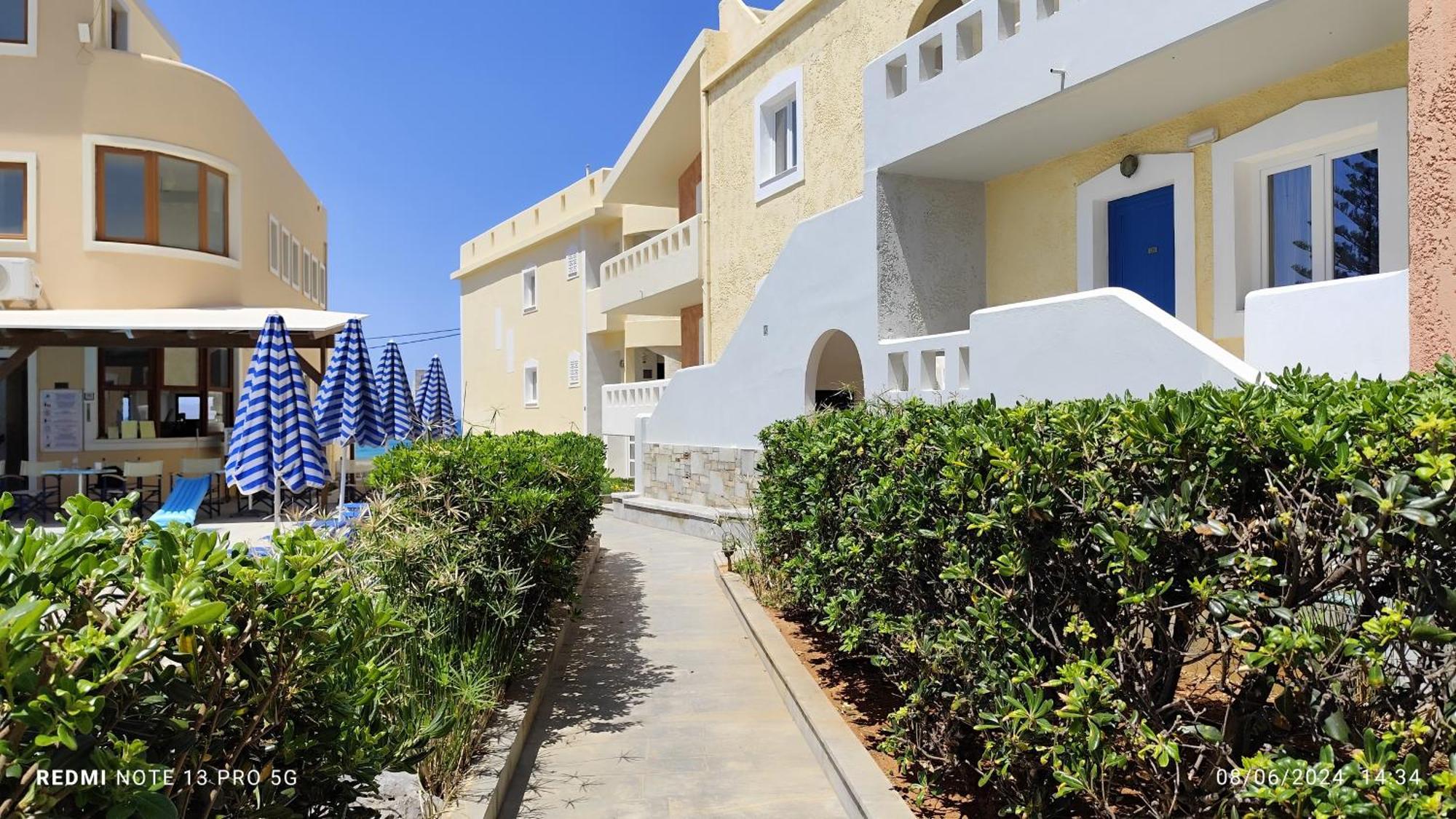 Niros Beachfront Aparthotel Kokkini Hani Luaran gambar